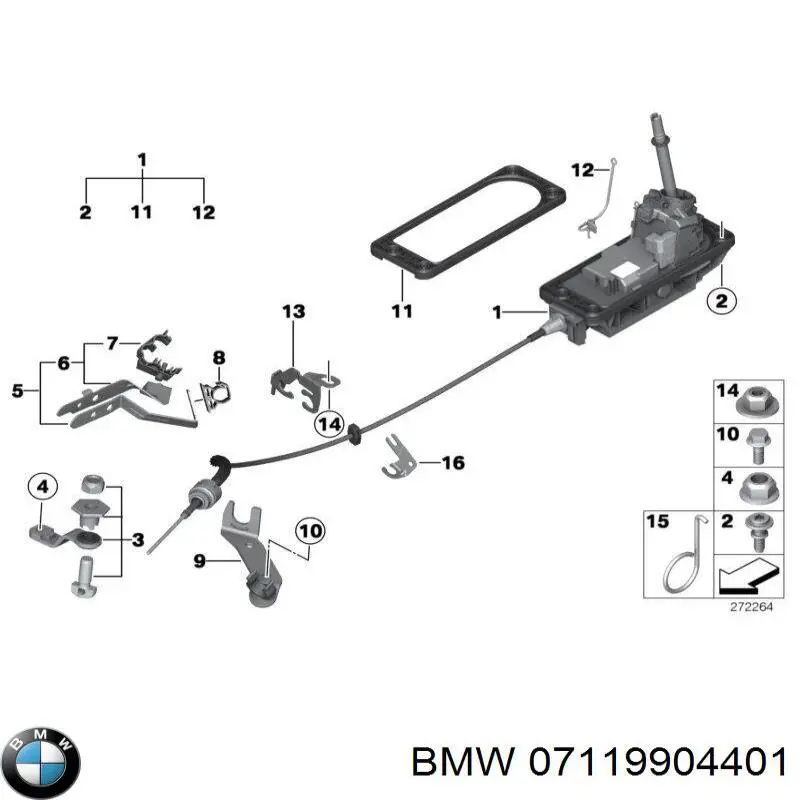 07119904401 BMW tornillo