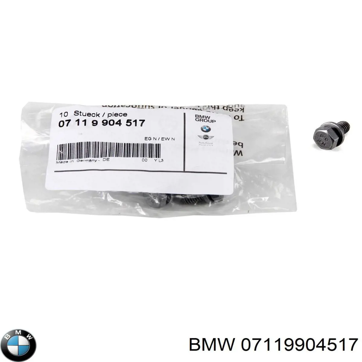 Perno de fijación del brazo inferior delantero BMW 07119904517 precio, desde 1,36 EUR