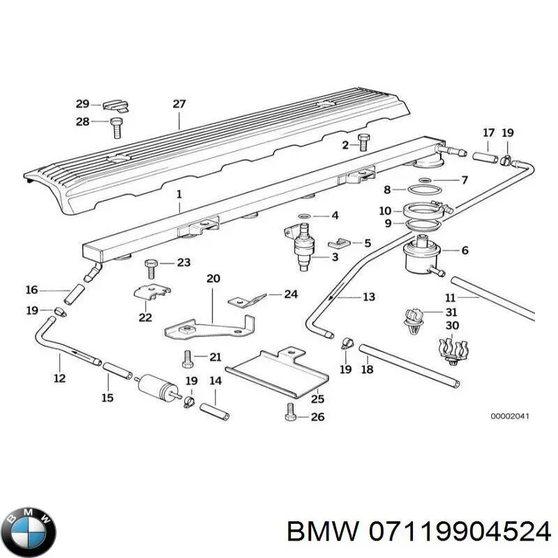Comprar 07119904524 BMW Perno de fijación del brazo inferior delantero