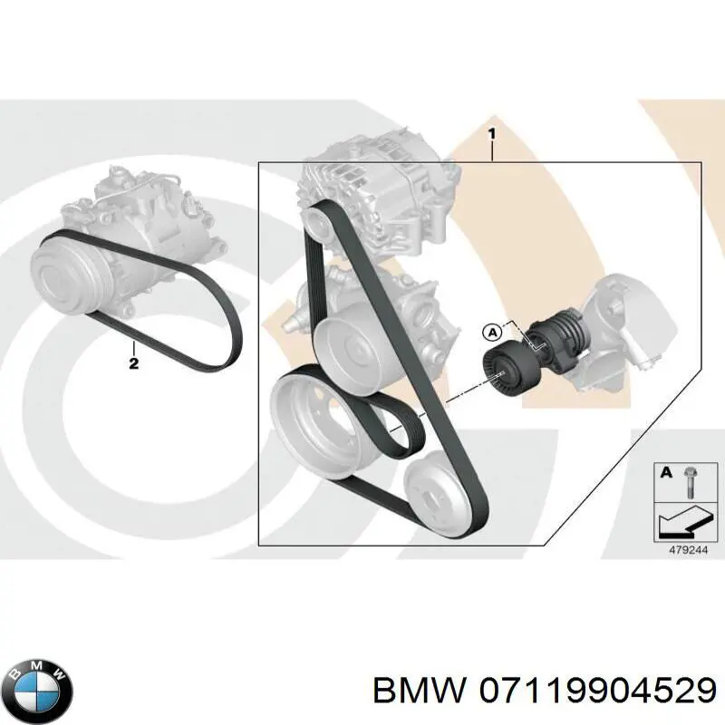 07119904529 BMW Pernos de culata