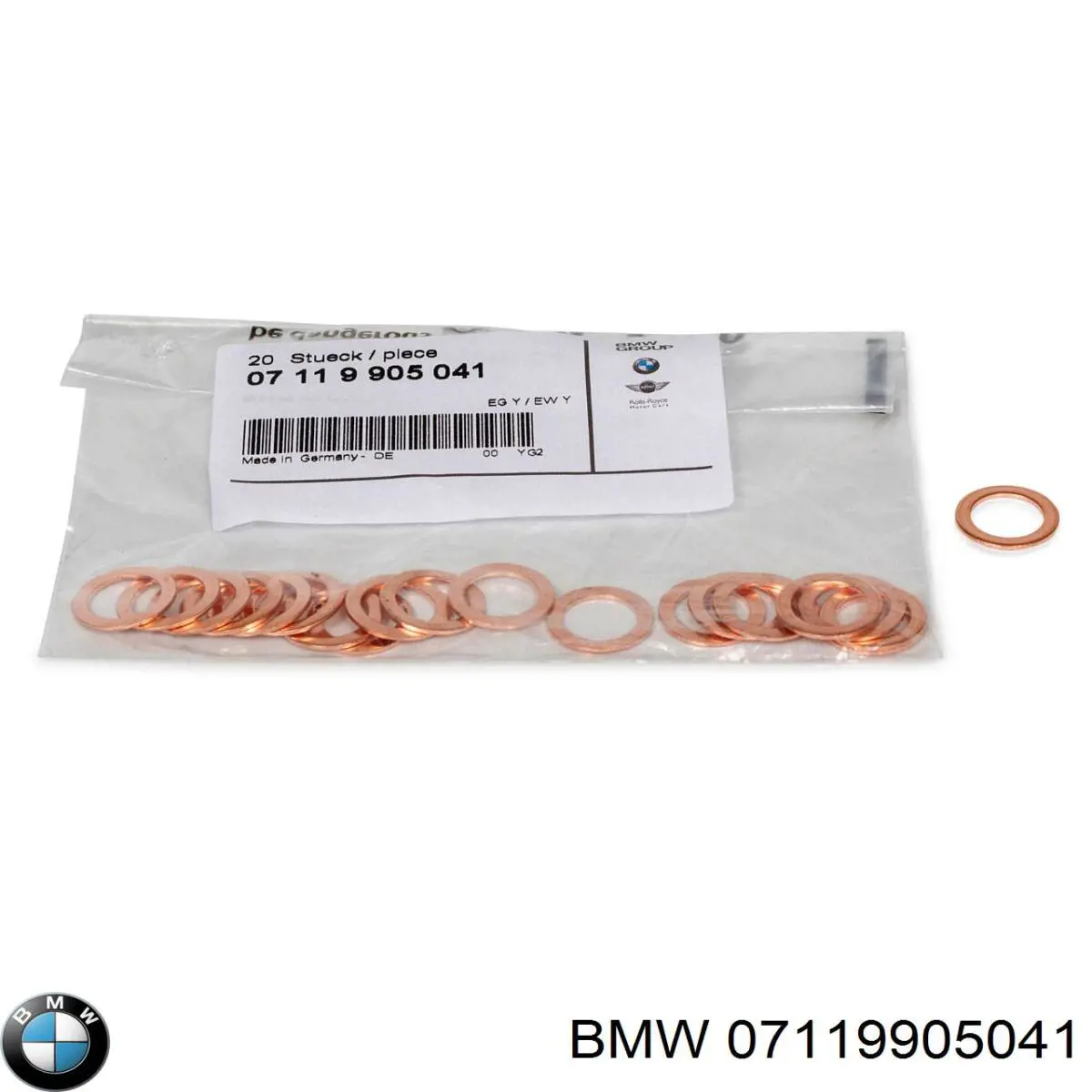 Junta de la manguera de alimentación de aceite al turbocompresor BMW 07119905041 precio, desde 0,41 EUR