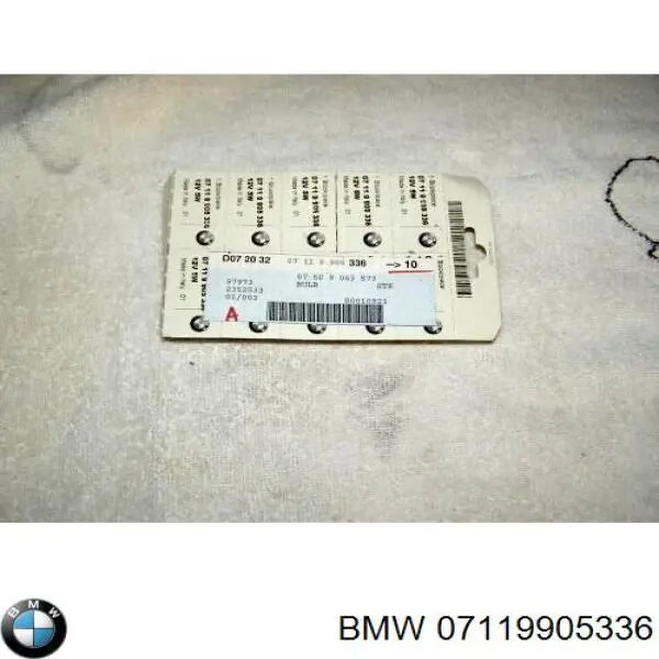 7119905336 BMW bombilla halogena, luz alta / baja