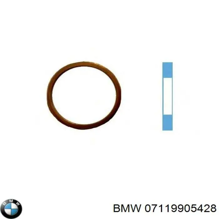 07119905428 BMW tapón roscado, colector de aceite