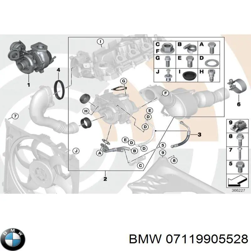 Perno de fijación del brazo inferior delantero BMW 07119905528 precio, desde 1,60 EUR