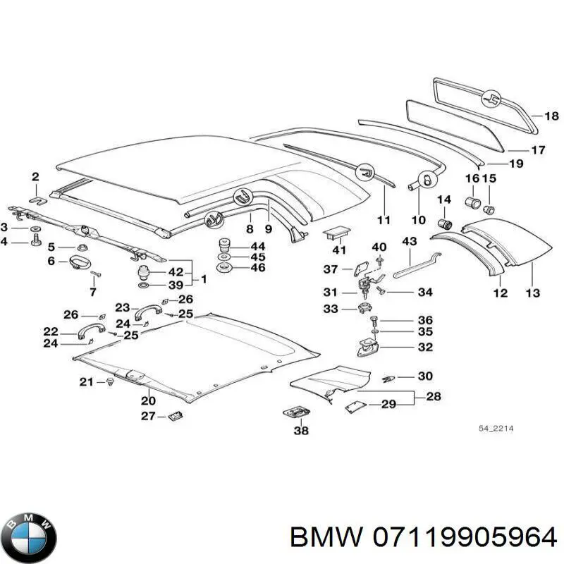 Tornillo de culata BMW 07119905964
