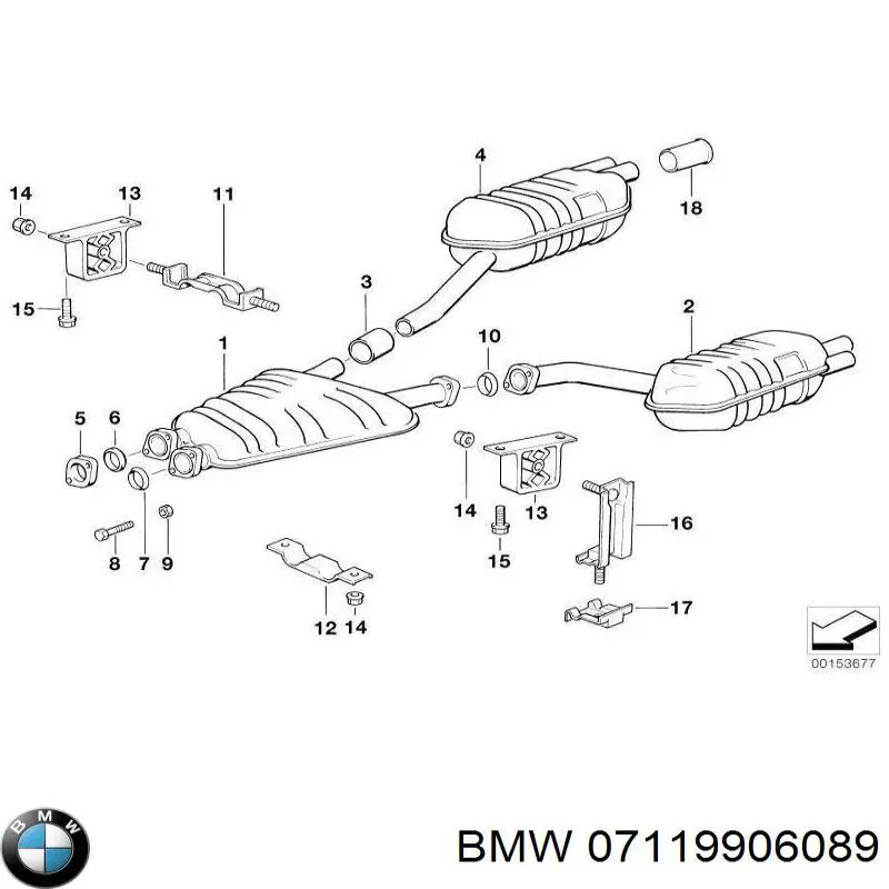 Comprar 07119906089 BMW Tornillo (tuerca) de sujeción