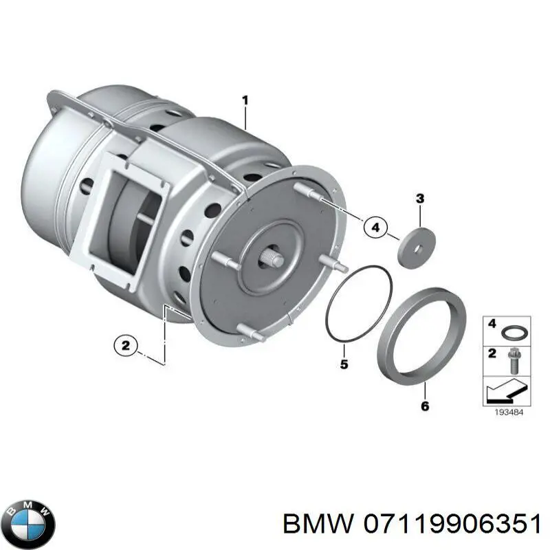 Junta de bomba de agua BMW 07119906351 precio, desde 5,93 EUR