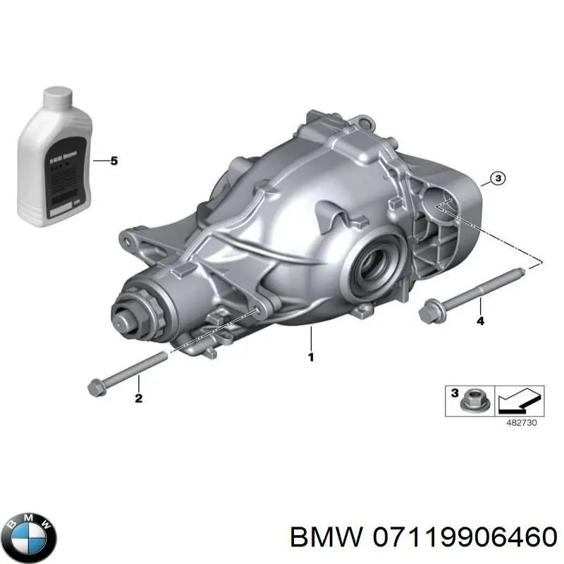 Perno de fijación del brazo inferior delantero BMW 07119906460 precio, desde 5,25 EUR