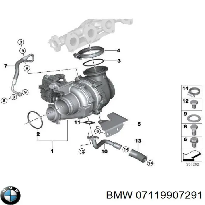 Tornillo BMW 07119907291