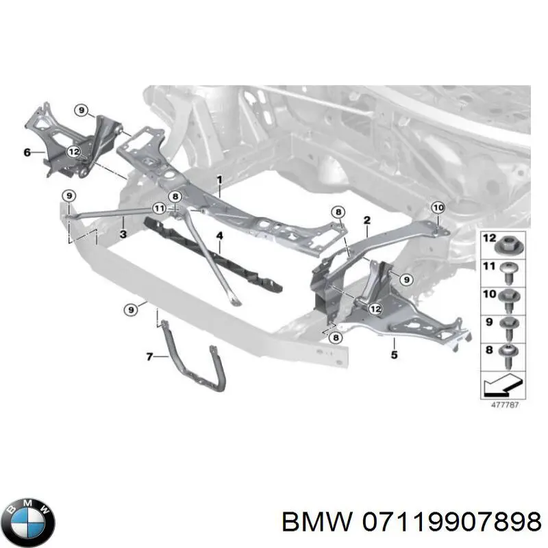 Juego tornillos culata BMW 07119907898 precio, desde 1,66 EUR