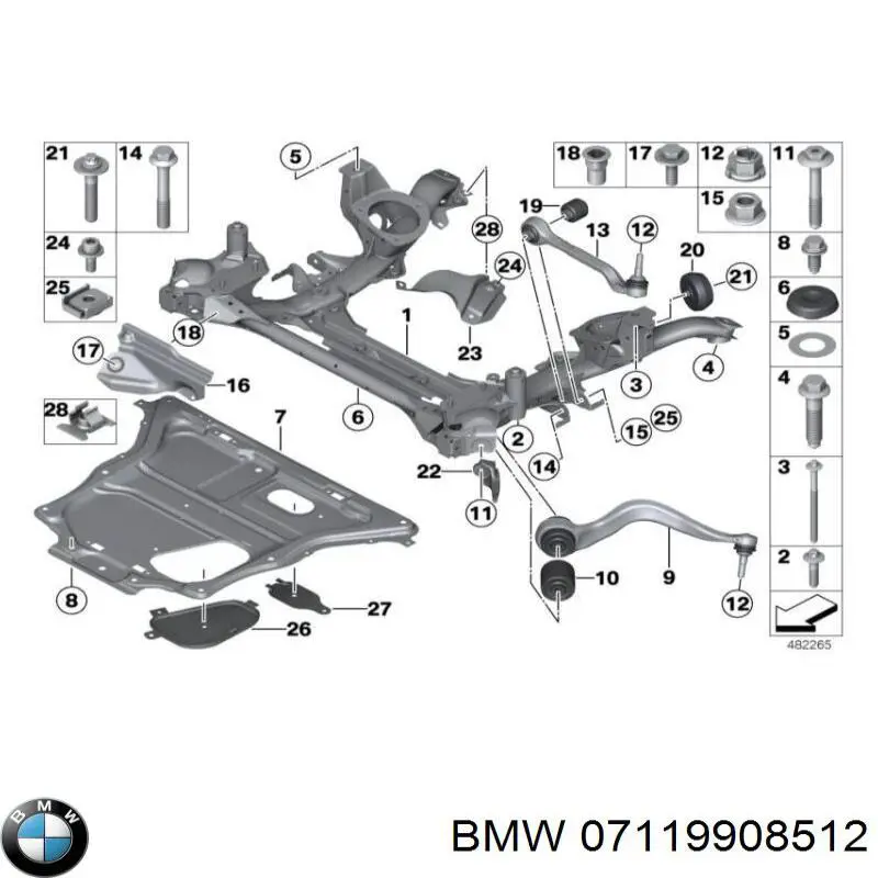  BMW 07119908512 precio, desde 5,29 EUR