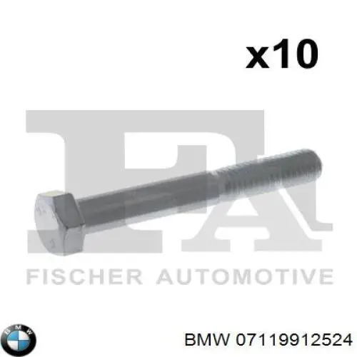 07119912524 BMW perno de escape (silenciador)