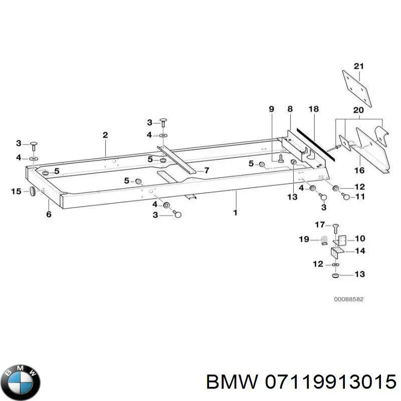 07119913015 BMW tornillo de culata