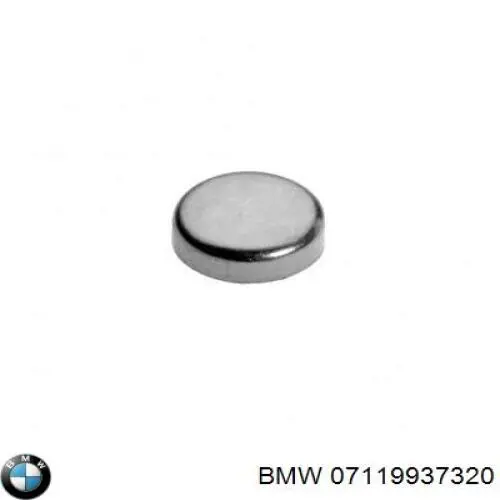 07119937320 BMW tapón de culata