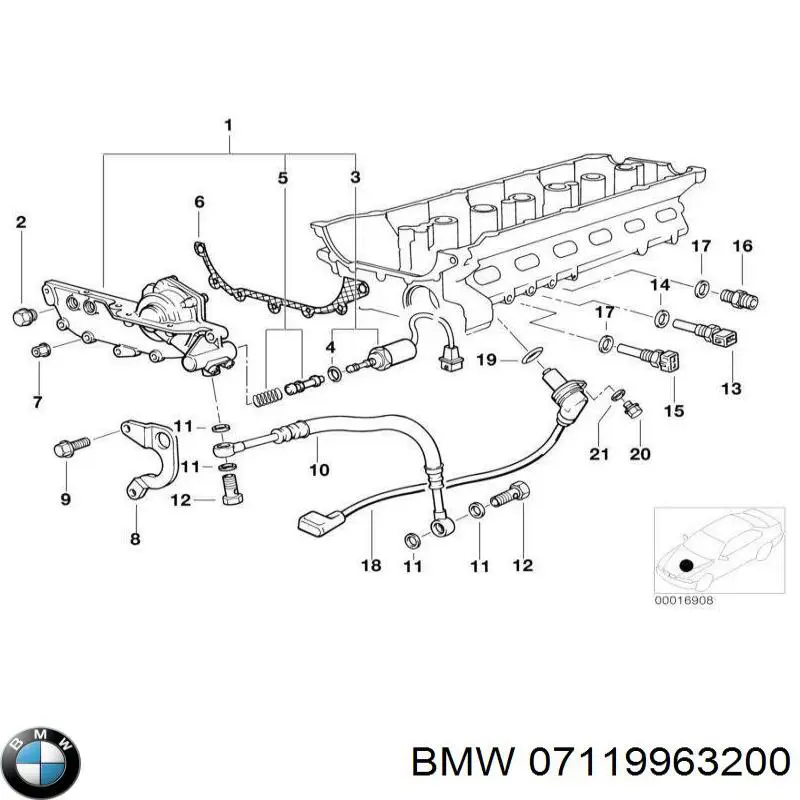 Comprar 07119963200 BMW Junta del tapón del cárter de aceite