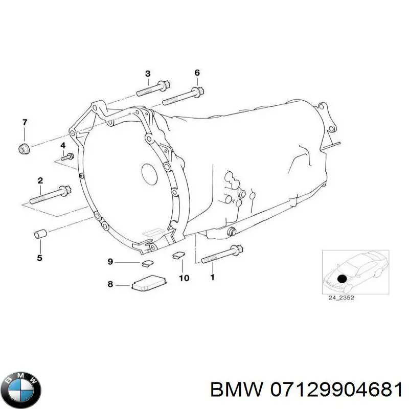Tornillo culata 7129904681 BMW