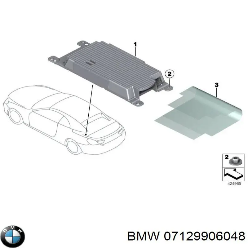 Comprar 07129906048 BMW Tuerca de fijación del tubo de escape
