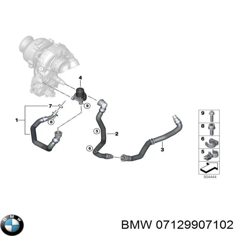 Cojinete de cubo delantero BMW 07129907102 precio, desde 2,42 EUR