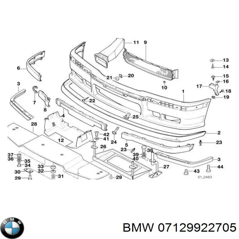  BMW 07129922705 precio, desde  