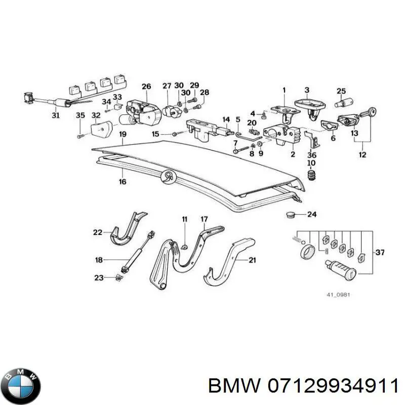 Comprar 07129934911 BMW Abrazadera de tubo de escape trasera