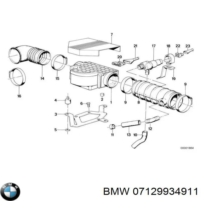 Abrazadera trasera del silenciador BMW 07129934911 precio, desde 3,96 EUR