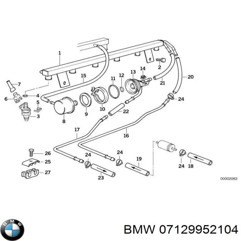 Abrazadera metálica universal BMW 07129952104 precio, desde 3,42 EUR