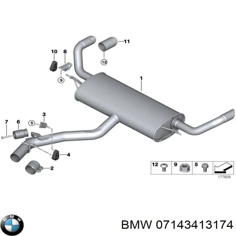  BMW 07143413174 precio, desde 1,45 EUR