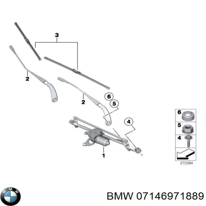 Tuerca de fijación del tubo de escape BMW 07146971889 precio, desde 1,54 EUR