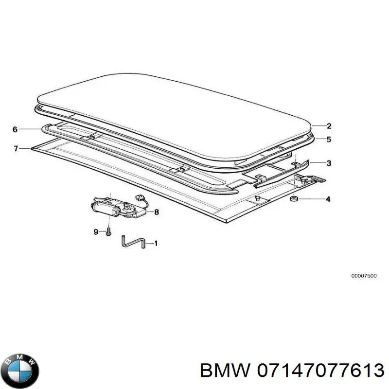 7147077613 BMW tornillo de culata