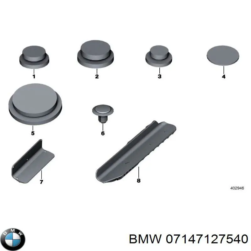 Comprar 07147127540 BMW Kit de reparación cilindro de freno principal