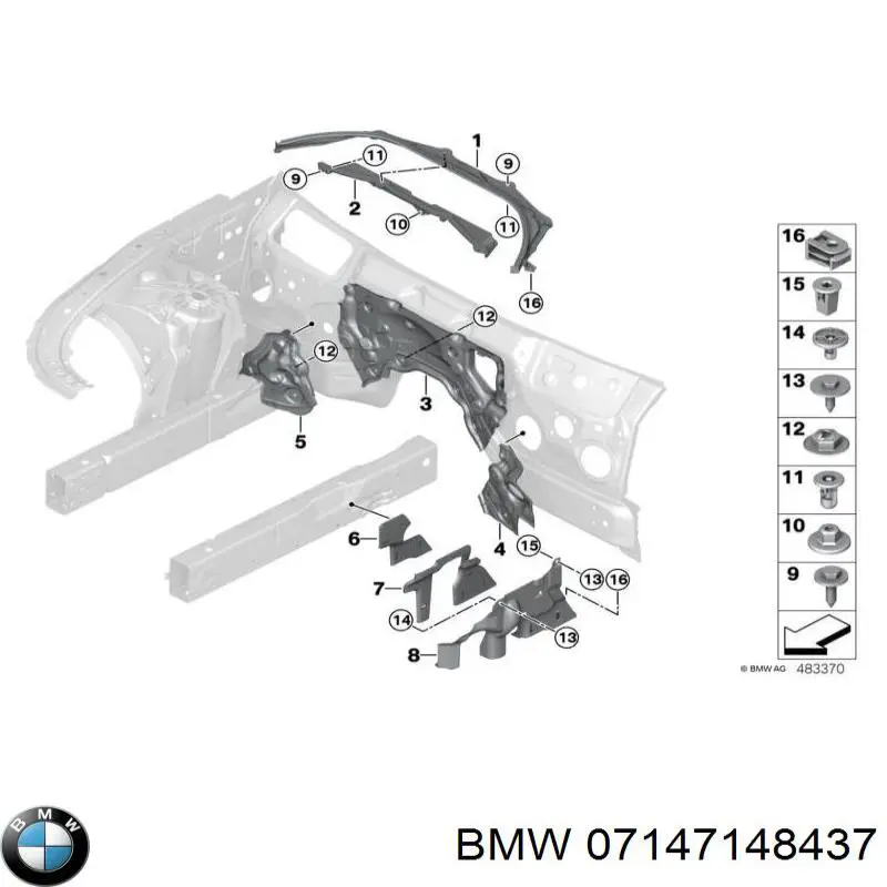  BMW 07147148437 precio, desde 1,24 EUR