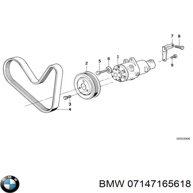 Comprar 07147165618 BMW Perno de fijación del brazo inferior delantero