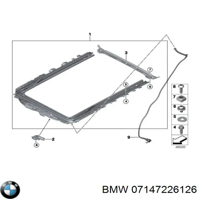 7147226126 BMW tornillo de culata