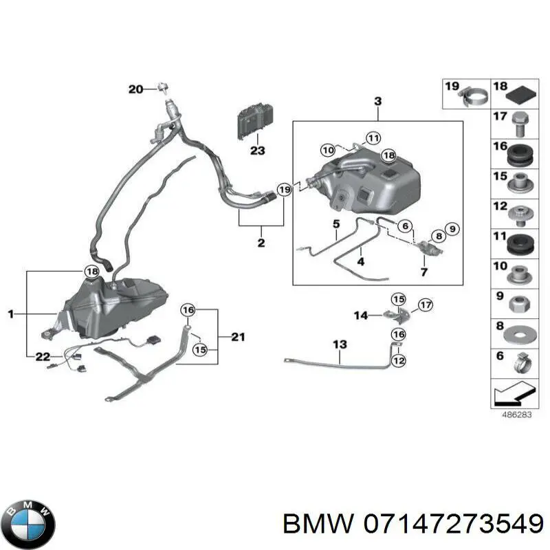 Soporte de matrícula delantera BMW 07147273549 precio, desde 15,72 EUR