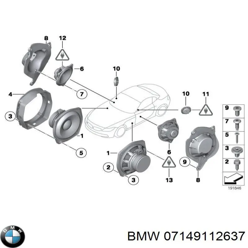 07149112637 BMW tornillo de culata