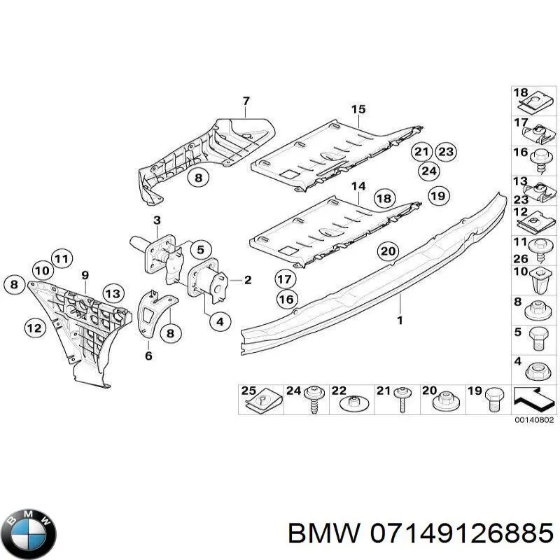 Juego tornillos culata BMW 07149126885 precio, desde 1,66 EUR