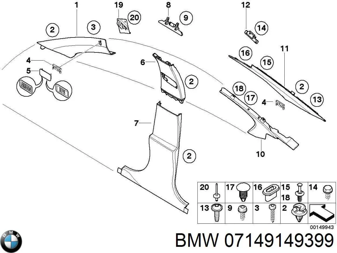  BMW 07149149399 precio, desde 3,33 EUR