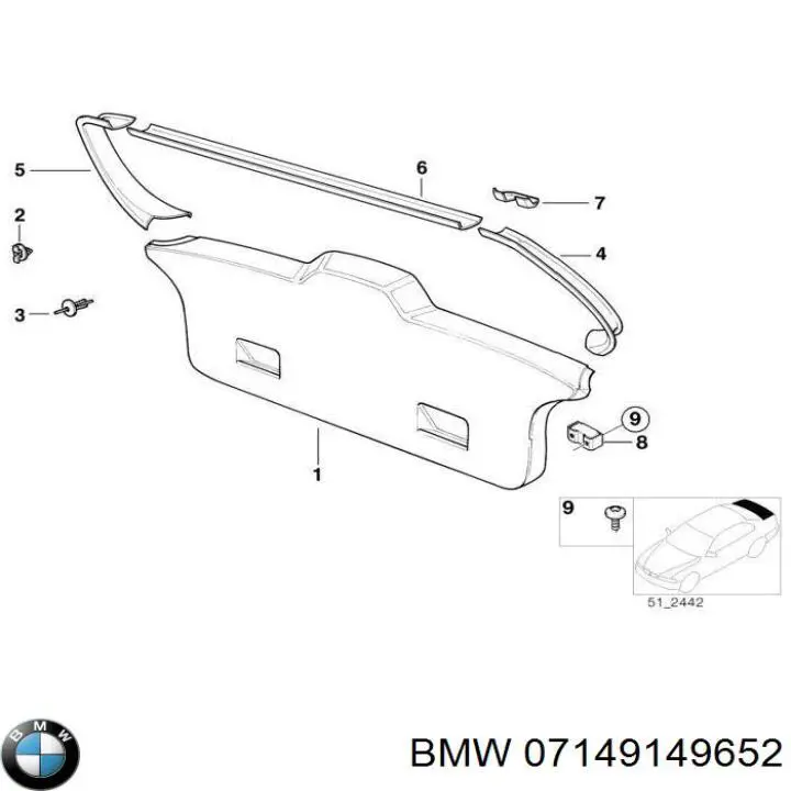  BMW 07149149652 precio, desde 2,60 EUR