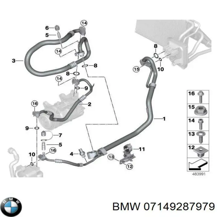 BMW 7149287979 precio, desde 8,26 EUR