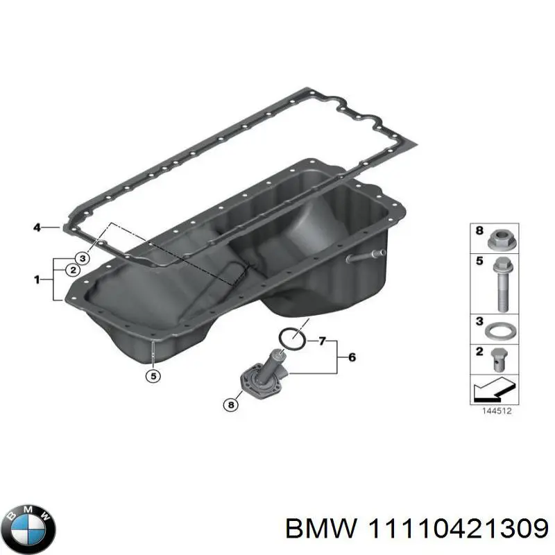 11110421309 BMW bloque motor