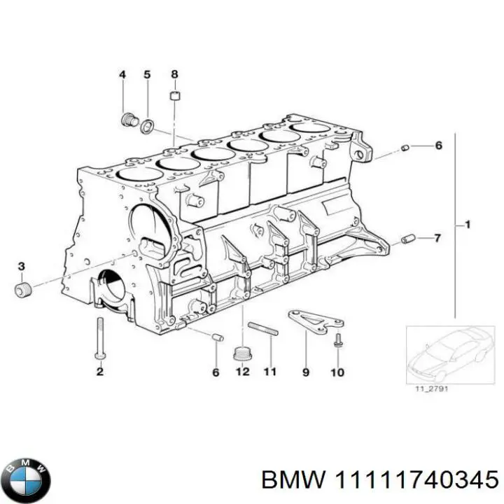  BMW 11111740345 precio, desde 10,65 EUR