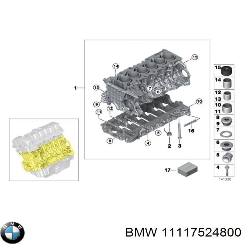 Filtro de aceite BMW 11117524800 precio, desde 40,38 EUR