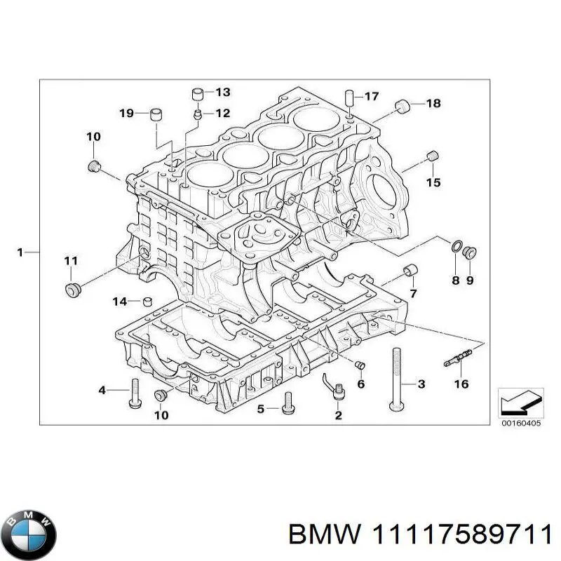 Tornillo culata 11117589711 BMW