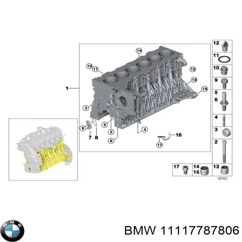 Juego tornillos culata BMW 11117787806 precio, desde 14,23 EUR