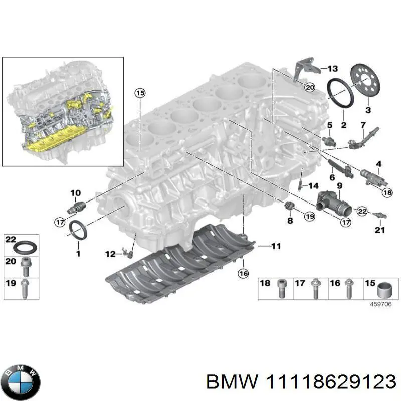  BMW 11118629123 precio, desde 11,65 EUR
