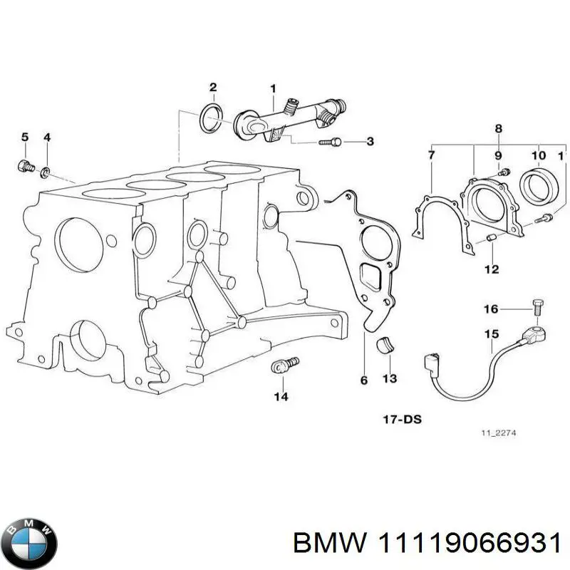 Juego de juntas inferiores del motor BMW 11119066931 precio, desde 71,07 EUR