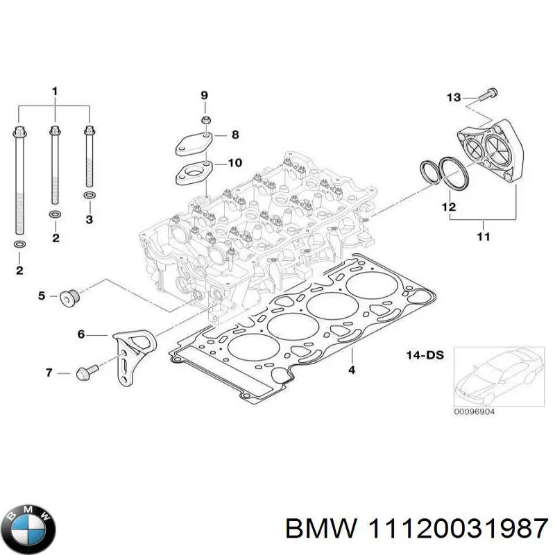 Comprar 11120031987 BMW Junta de tapa de balancines