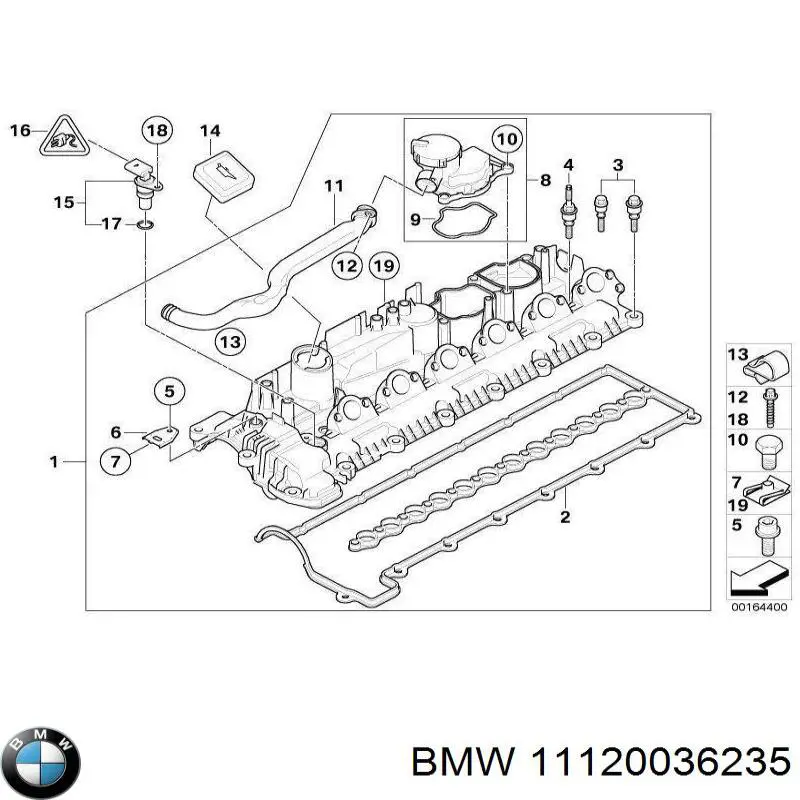 Perno de tapa de válvula de culata BMW 11120036235 precio, desde 354,75 EUR