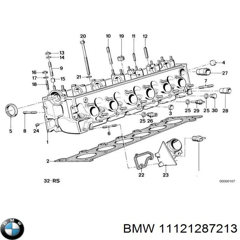 11121287213 BMW junta de inyectores