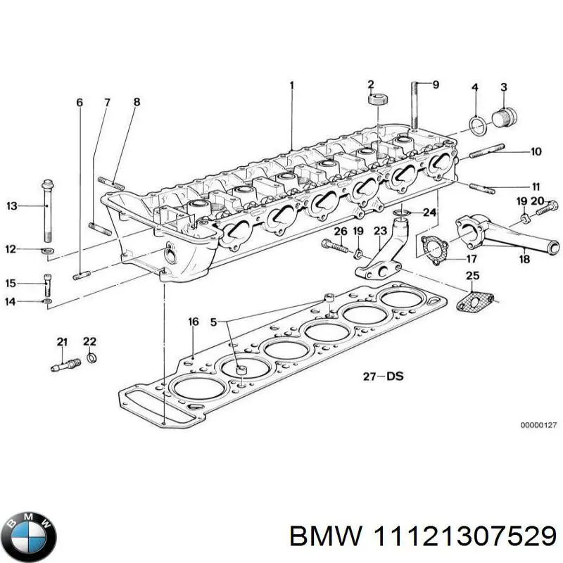 11121307529 BMW junta de culata
